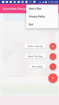 SMOOTHIE RECIPE TUTORIALS android App screenshot 0