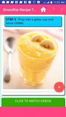 SMOOTHIE RECIPE TUTORIALS android App screenshot 2