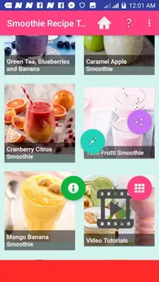 SMOOTHIE RECIPE TUTORIALS android App screenshot 5