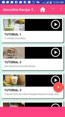 SMOOTHIE RECIPE TUTORIALS android App screenshot 7